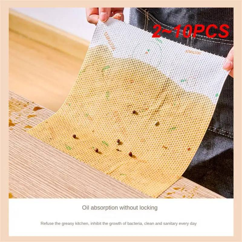 

2~10PCS Absorbent Lint Cloth 50 Pieces Disposable Lazy Repeated Washing Easy To Tear Water Absorption Household Merchandises
