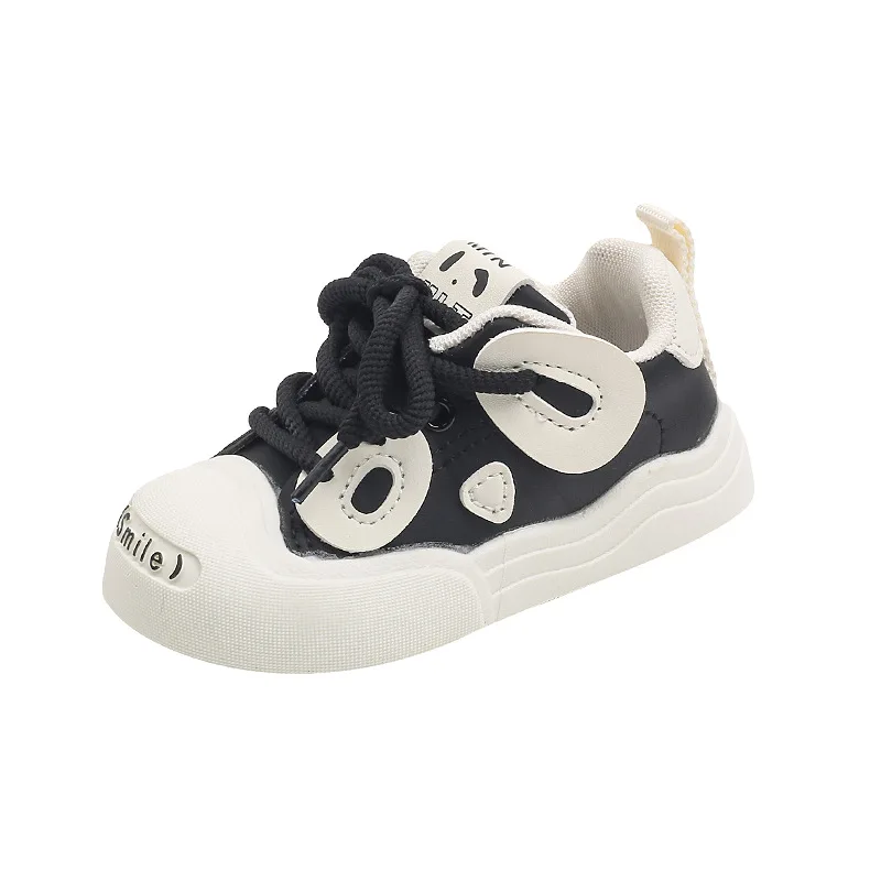 

Детская нескользящая обувь панда, модная дизайнерская мягкая обувь для девочек на осень и весну, 2023