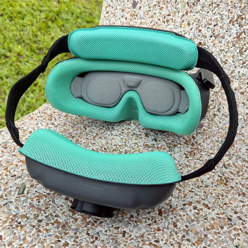 Фото Для DJI Goggles 3, крышка для лица, подушка для головы, губка, пылезащитная сменная маска, защитная крышка для глаз, Avata 2, аксессуары для дронов №4