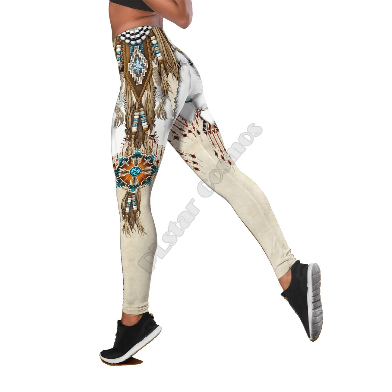 Women Leggings Fashion 3D All Over Printed Native Leggings Sexy Elastic Female Skinny Leggings Style-2