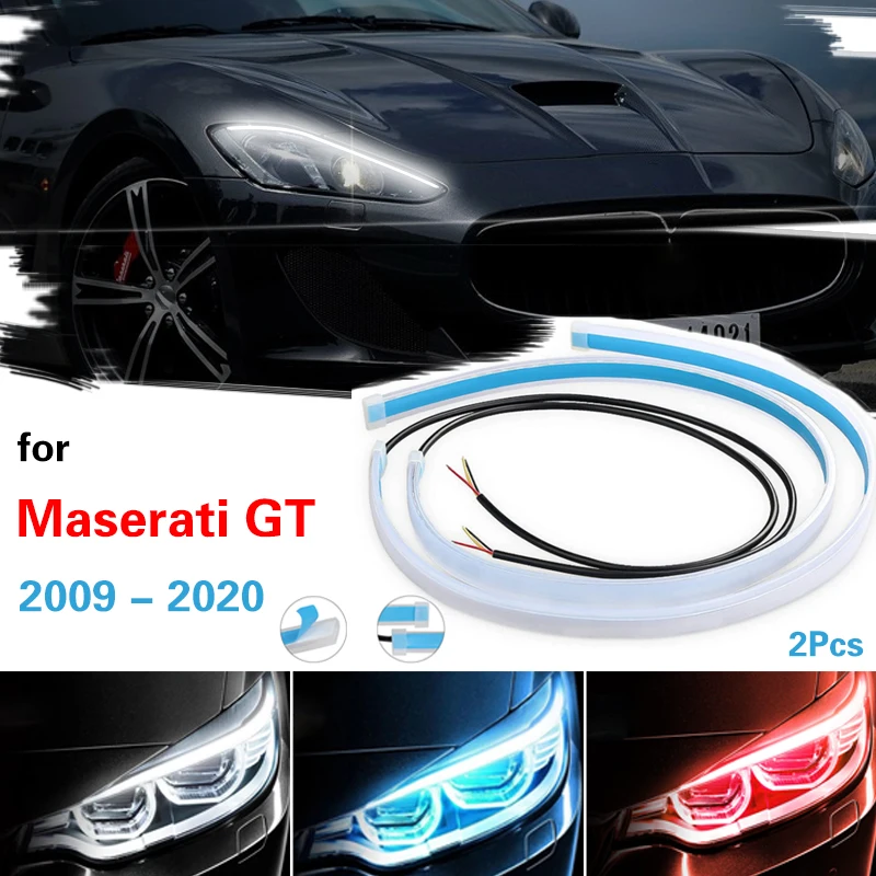 Для Maserati GT 2009-2020 Автомобильные светодиодные DRL дневные ходовые огни