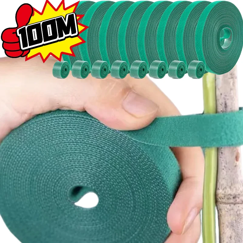 Многоразовые нейлоновые кабельные стяжки для растений самоклеящаяся