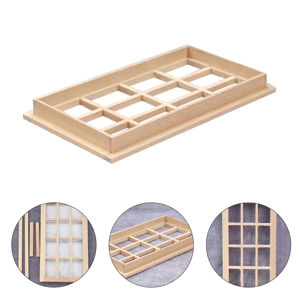 

1 Set Doll House Window Child House Decoration Mini Window Model