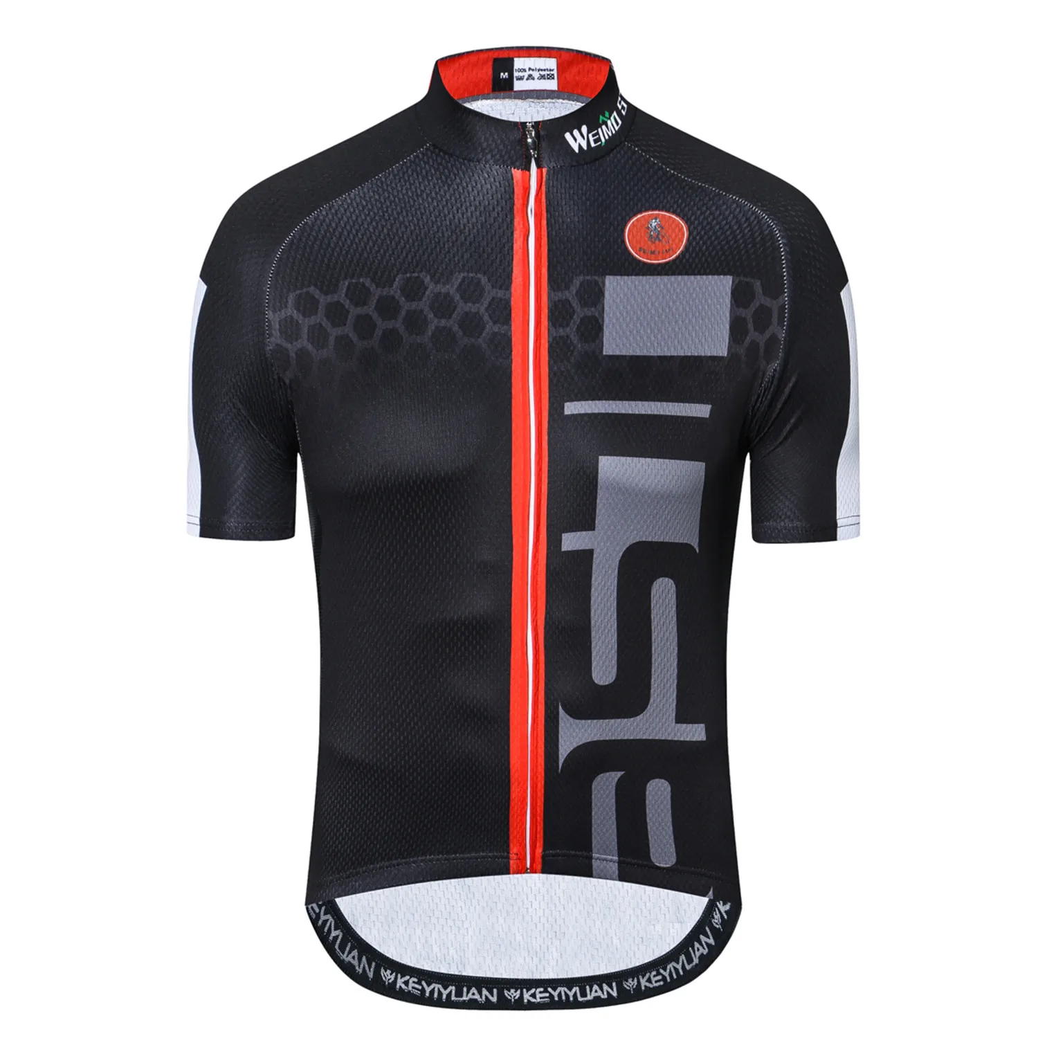 

Cycling Jersey Men Bike Mountain Road MTB Shirt Top Summer Bicycle Riding Clothing Uniform Cyclist Clothes Short Sleeve Black