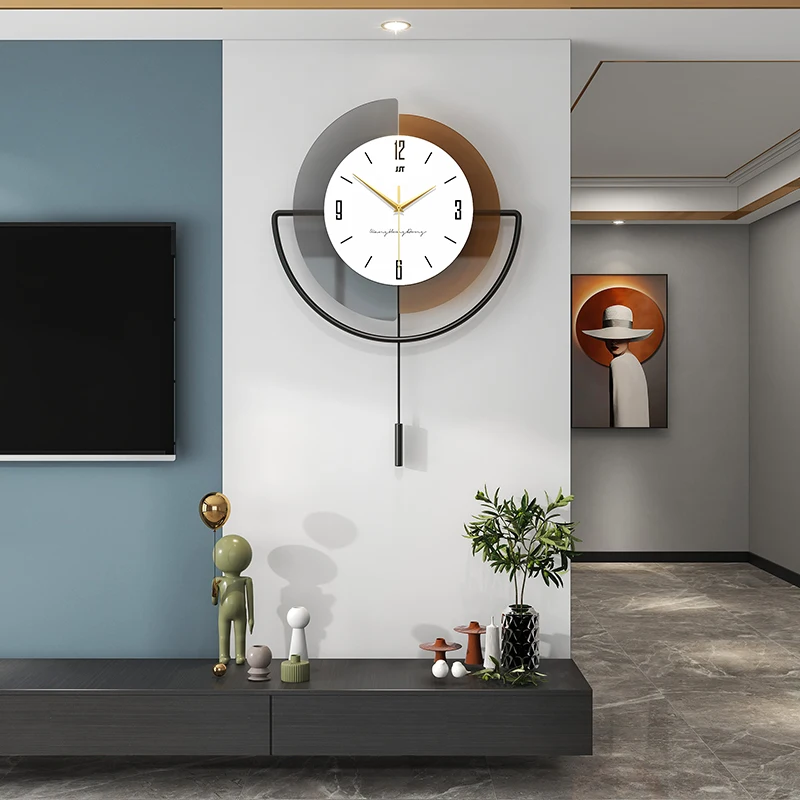 

Modern Living Room Wall Clock Usa Silent Unique Minimalist Wall Clock Elegant European Relogio De Parede Decoration Bedroom