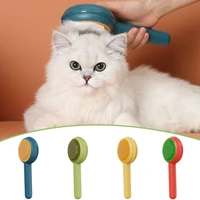 new pet cat comb self cleaning dog hair removal brush for cats remove floating hair massage combs pet grooming cleaning tools
