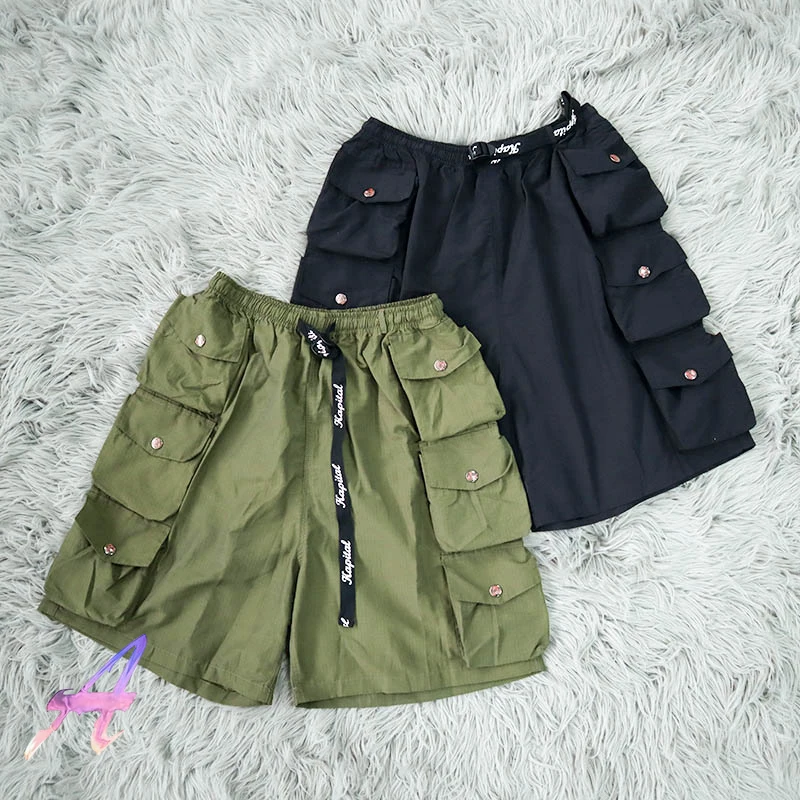 KAPITAL Shorts Japanese Trend Two-color Multi-pocket Webbing Drawstring Elastic Men's Casual Shorts