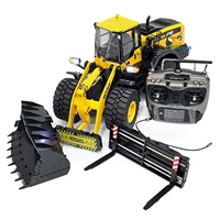1/14 MT Model Metal RC Hydraulic Loader of KOMATSU WA480 Remote Control Truck Model with Fork Quick Coupler Sounds Lights system