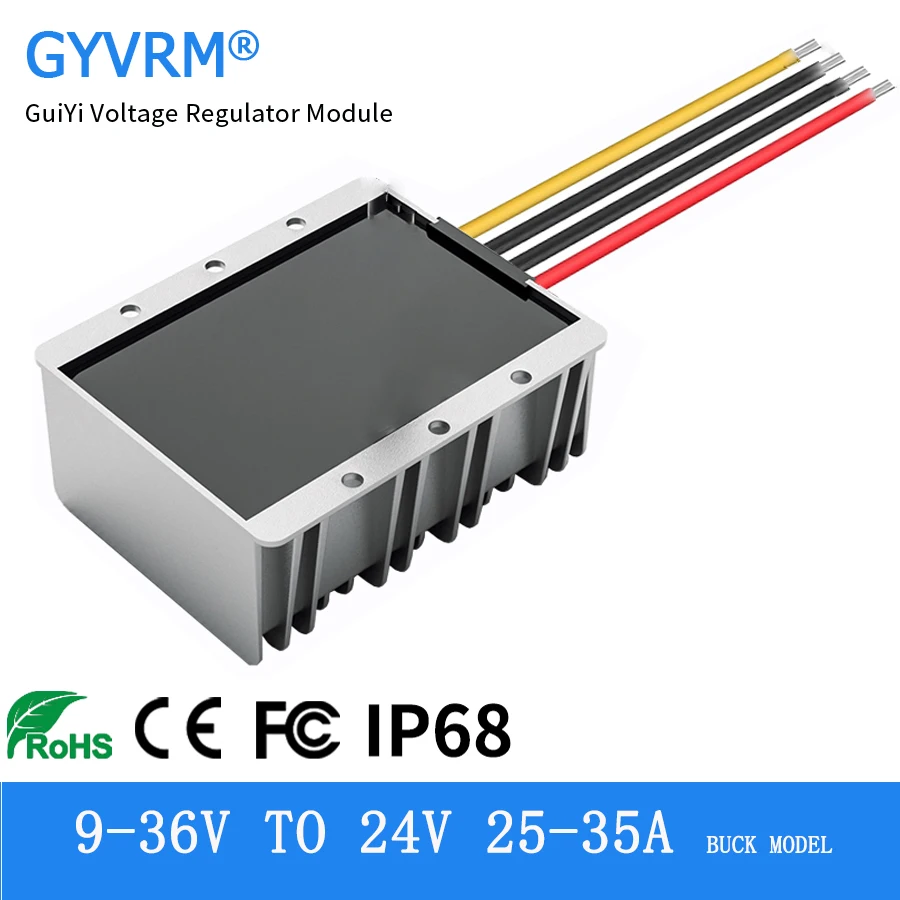 Стабилизатор напряжения GYVRM DC 9-36 в до 24 В 35 А 840 Вт 24 В до 24 В 25 А 30 А 35 А