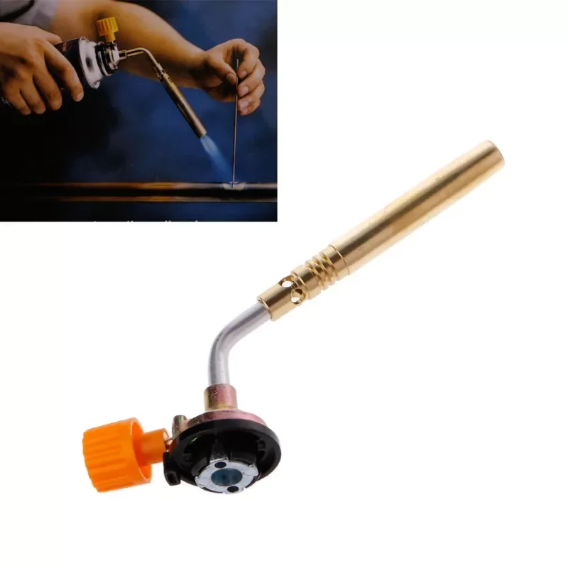 

Burner Butane Gas Blow Torch Hand Ignition Camping Welding BBQ Tool #0223#