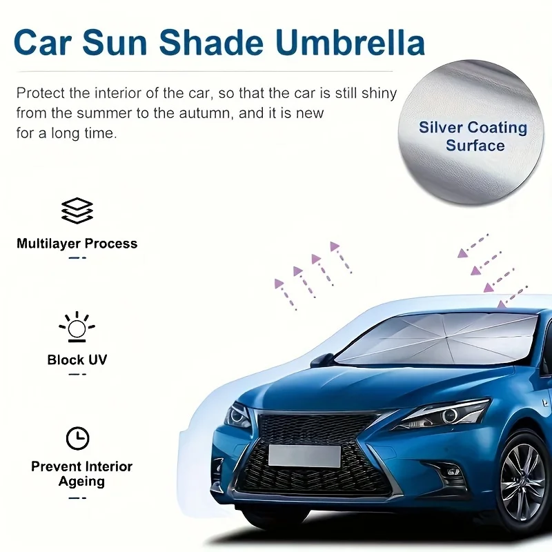 Солнцезащитный козырек для лобового стекла автомобиля складной солнцезащитный