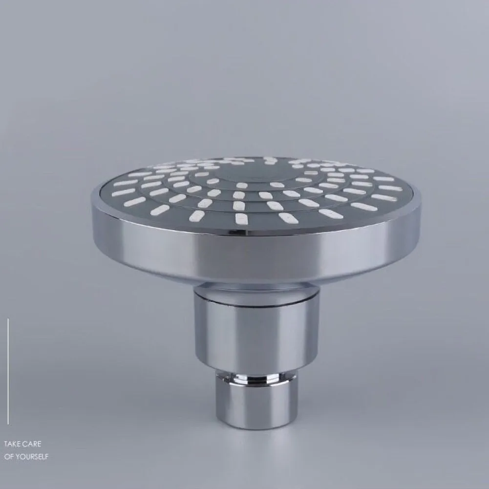 

ABS Round Shower Head Sprayer Adjustable Rainfall Wall-Mounted Bathroom Fixture Faucet Replacement Accessories