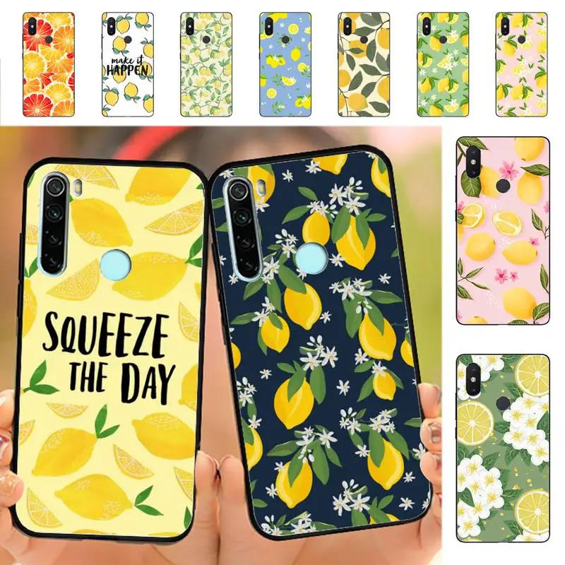 

Fruit lemon Phone Case for Redmi Note 8 7 9 4 6 pro max T X 5A 3 10 lite pro