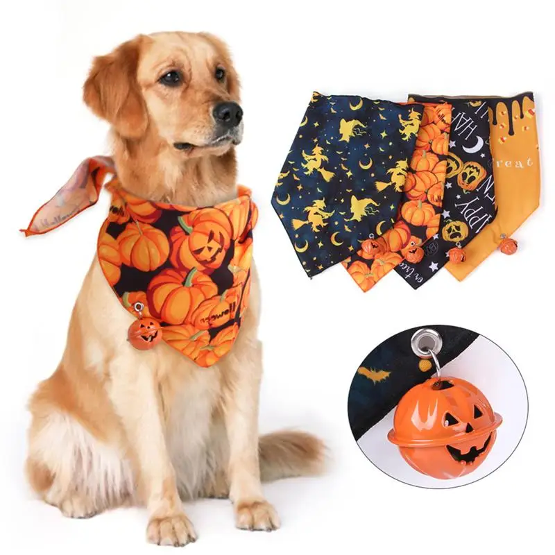 Witch Puppy Bibs Dress Up Halloween Pet Supplies