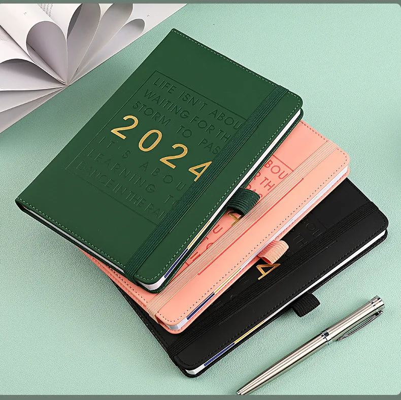 

2024 Agenda Planner Notebook, A5 Planner This 365 Day Planner Daily Weekly Planner Diary Schedule Organizer Book Office Supplies