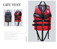adults universal outdoor neoprene life jacket water sports buoyancy vest kayaking boating swim drifting safety beach life vest