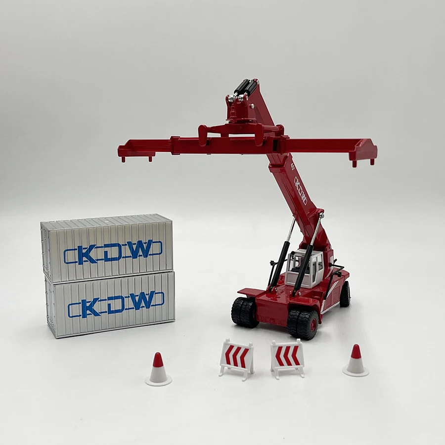 1:50 литая под давлением модель грузовика игрушка KDW Reach Stacker миниатюрная копия