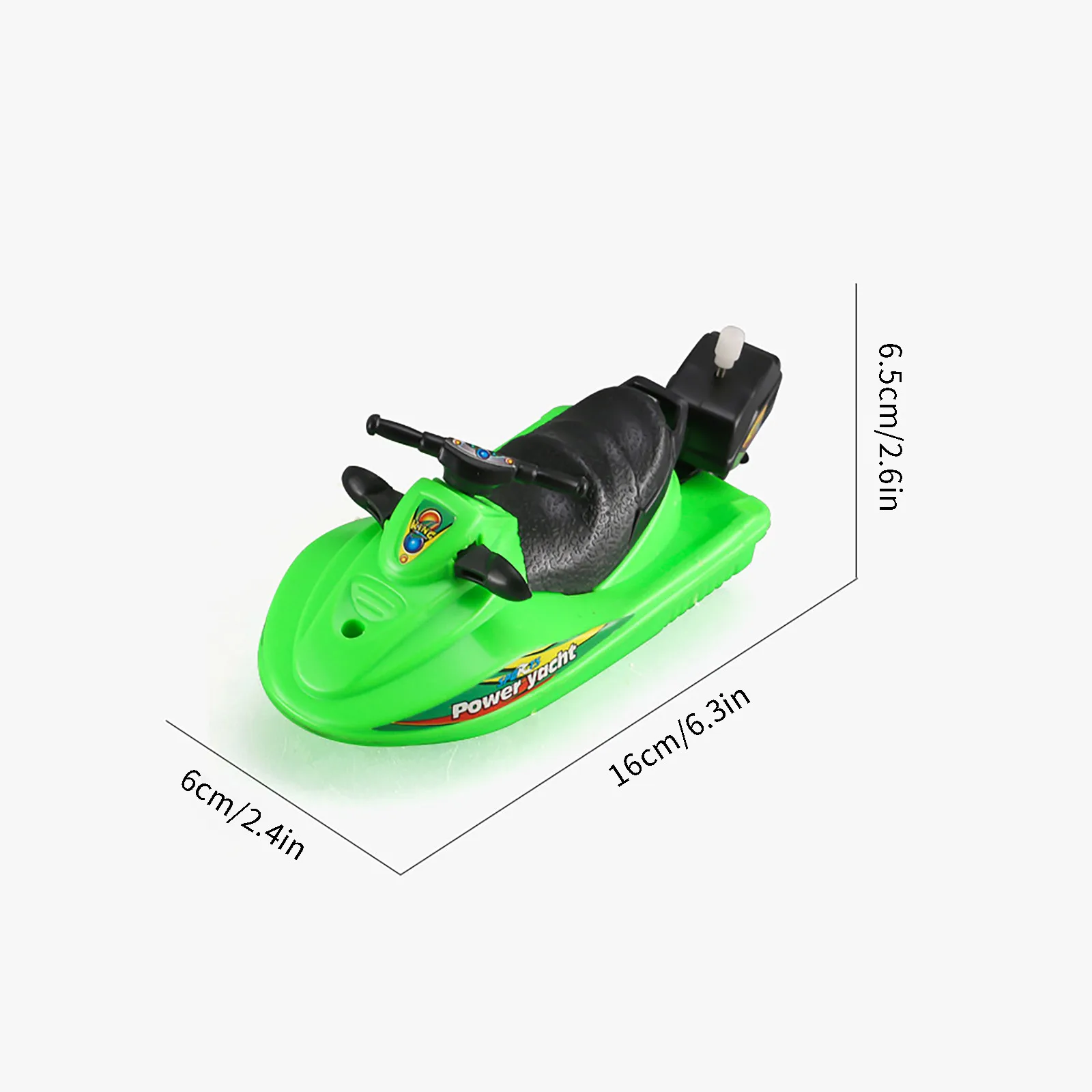 New Summer Bathroom 1PC Children's Water Boat Baby Color Cognition Yacht Speedboat Sailing Motorboat Play Water Bath Toys Gifts
