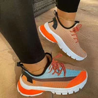 hot womens breathable sneakers new all season mix colors ladies comfy lace up casual shoes outdoor walking running sport flats