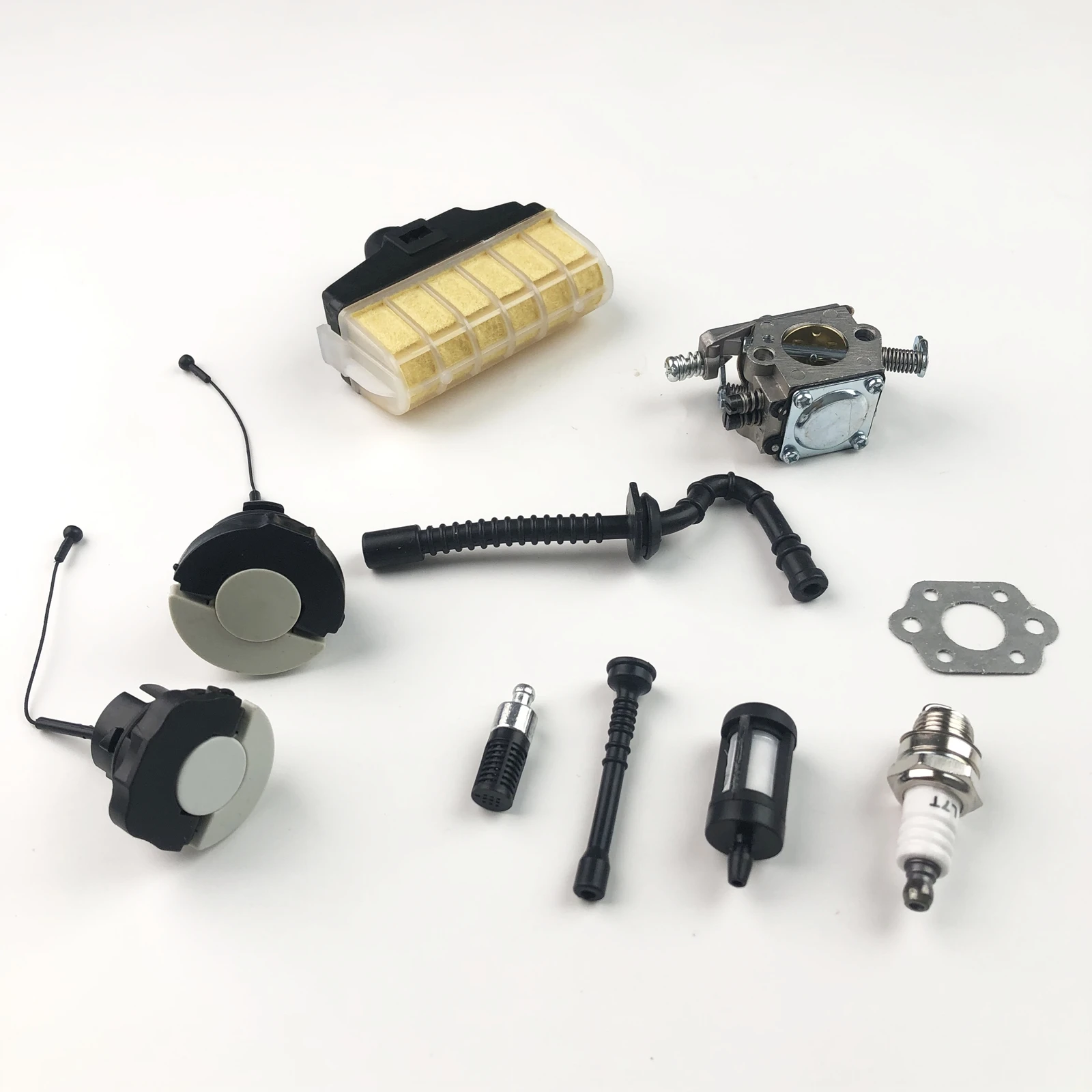 Фото Комплект карбюратора 1kit MS250 для бензопил Stihl 021 023 025 MS210 MS230 MS250 Harbot, замена WT286, воздушный фильтр, топливный шланг, прокладка, заглушка №5