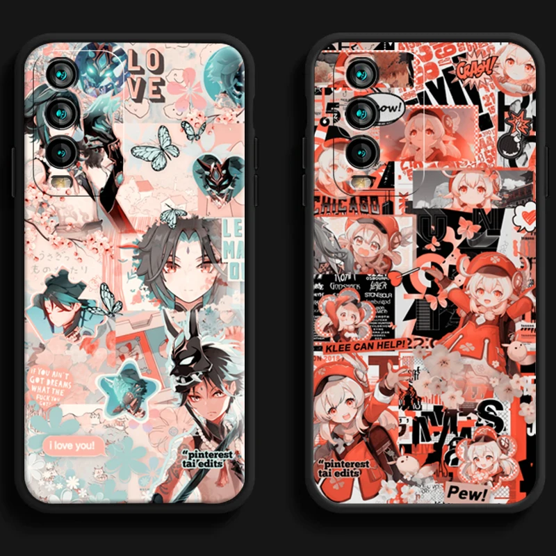 

Genshin Impact Anime Funda Phone Cases For Xiaomi Redmi 9AT 9 9T 9A 9C Redmi Note 9 9 Pro 9S 9 Pro 5G Cases Back Cover Soft TPU