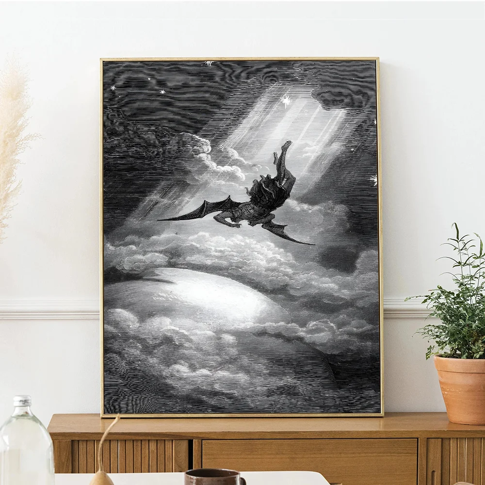 

Настенный постер «Сатана» «Потерянный Рай» Gustav Dore