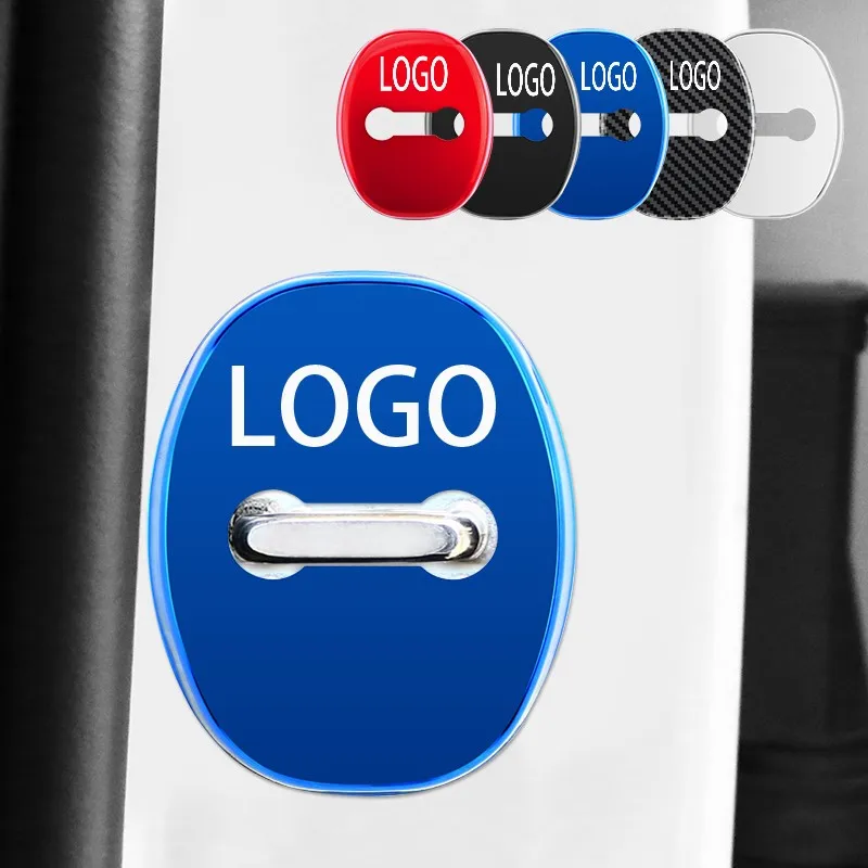 

4 pieces car door lock cover protect buckle cover latch anti-rust car accessories for Toyota CROWN 2005-2021