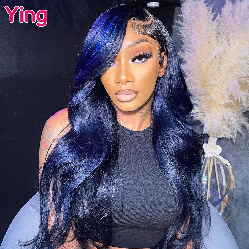 

Ying Highlight Bleu 13x6 Lace Front Wig Body Wave 200% 5x5 Lace Wig 13x4 Transparent Lace Frontal Wig PrePlucked With Baby Hair