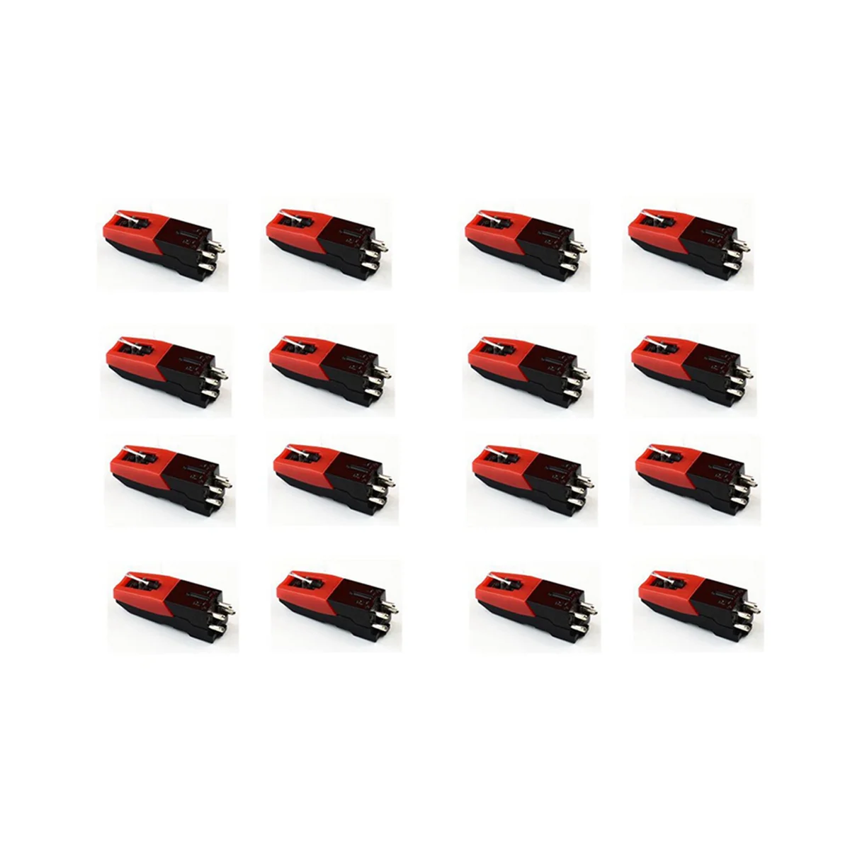 

16 Pcs Aluminum Turntable Diamond Stylus Needle for LP Record Player Phono Ceramic