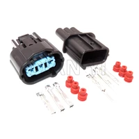 1 set 3 way car high voltage package ignition coil plugs for honda auto waterproof wire socket 6189 0596