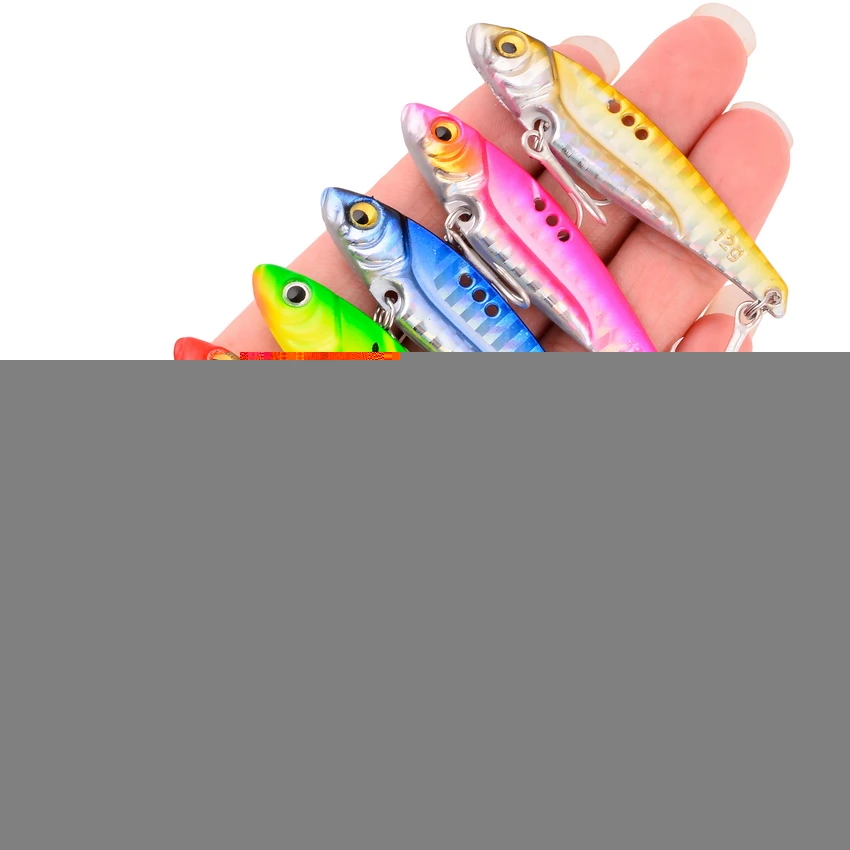 

Приманка Вибрирующая металлическая, 7/10/12/15/18/25 г, 6 шт.