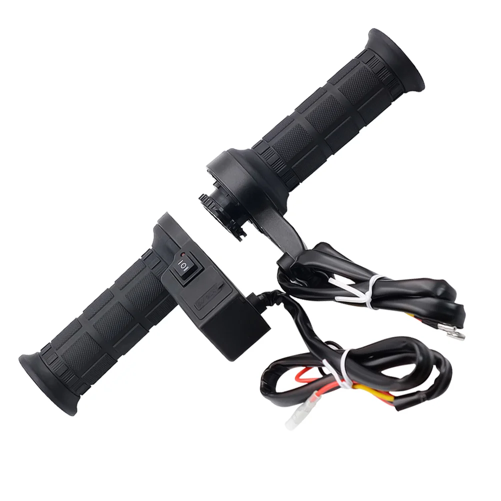 

1 Pc Motorcycle USB Heated Handlebar Grip 12V with Voltmeter for ATV Scooter