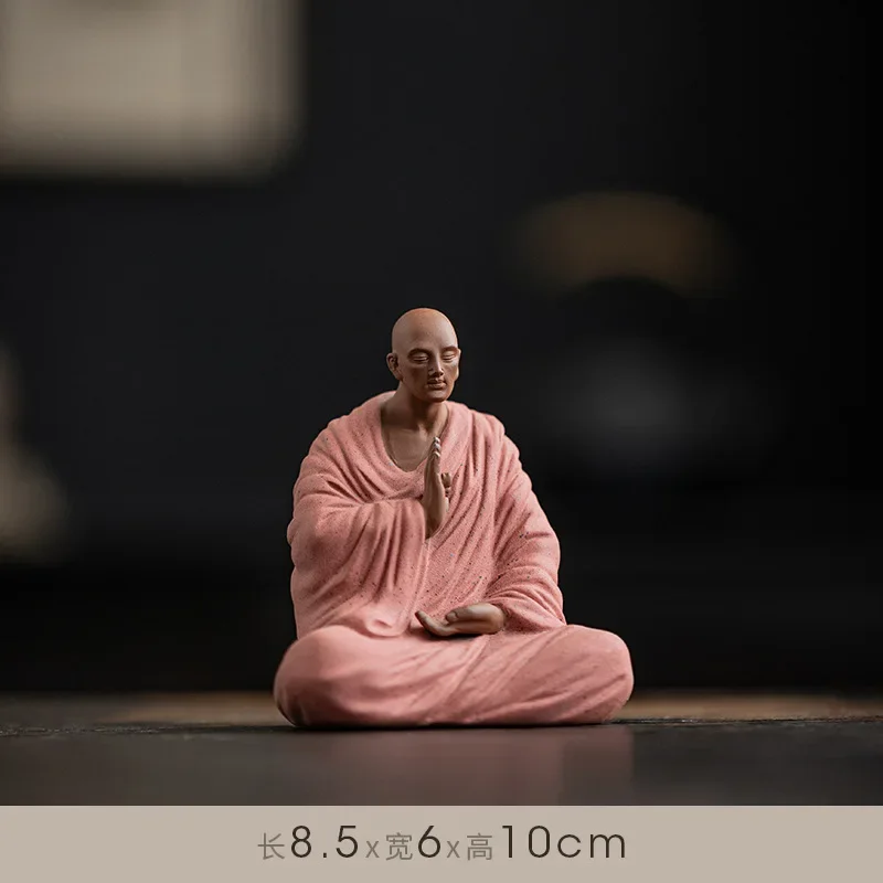 Скульптура дзен маленький монах буддийский Шами медитация керамические