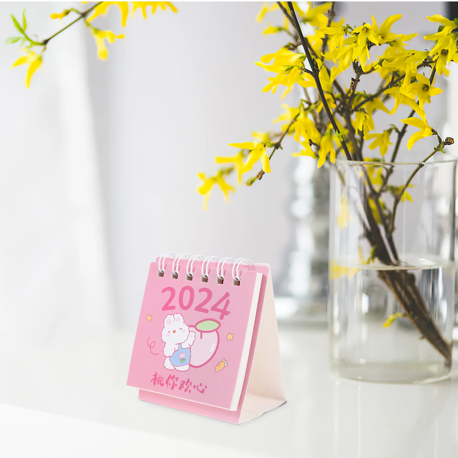 

2023 2024 настольный календарь, настольные календари, вертикальные декоративные маленькие домашние бумажные простые Стильные повседневные стоячие офисные дома