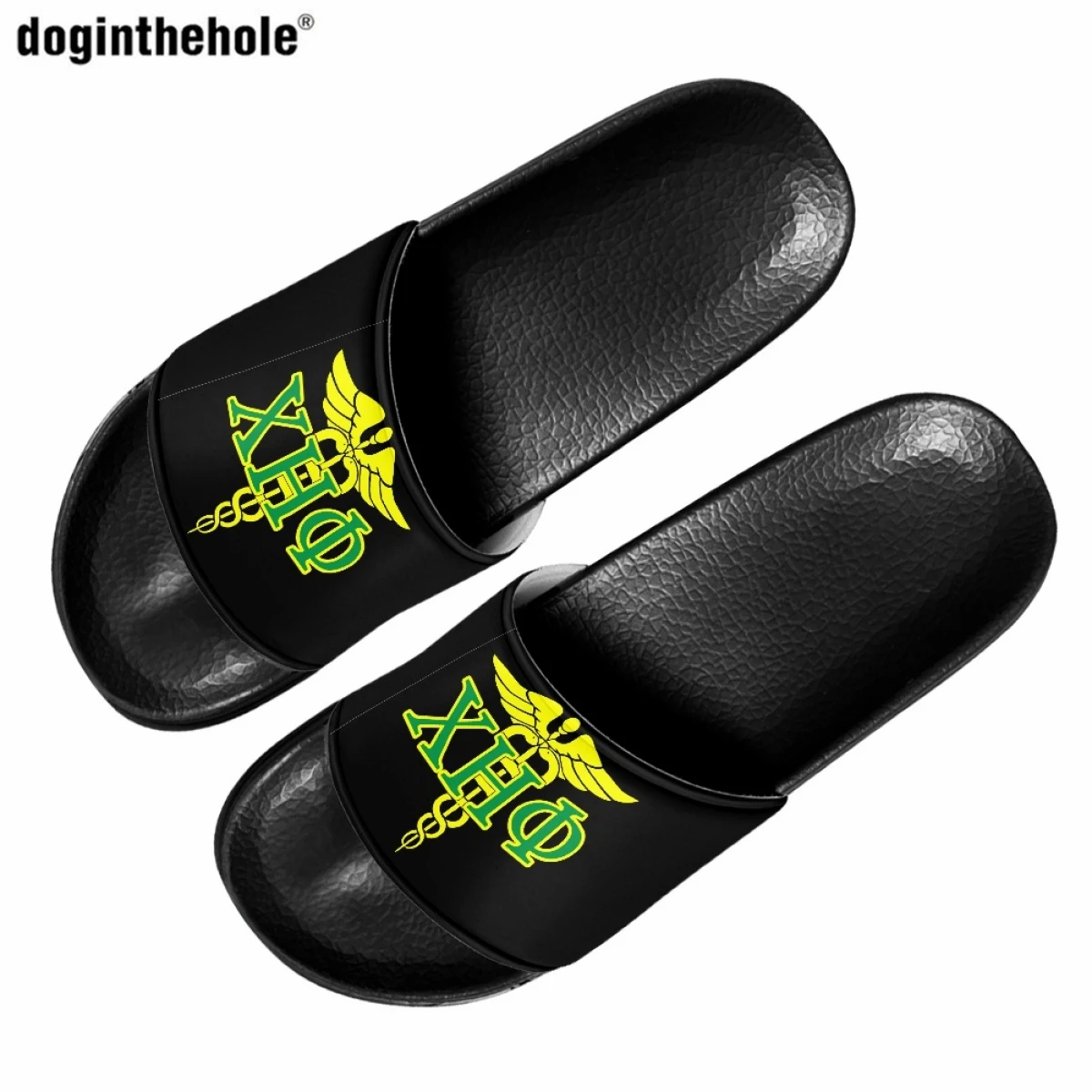 

Doginthehole Chi Eta Phi Sorority Design Women Summer Slippers Home Non-slip EVA Slippers Light Sandals Beach Wading Shoes