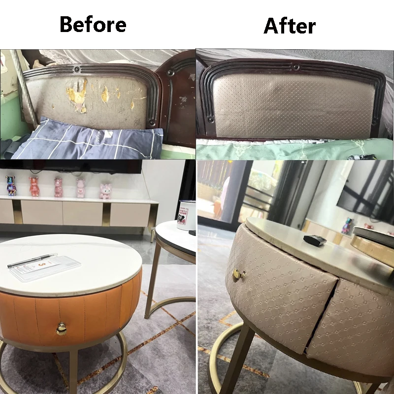 Самоклеящаяся кожа для ремонта дивана нашивка мебели стола стула наклейка