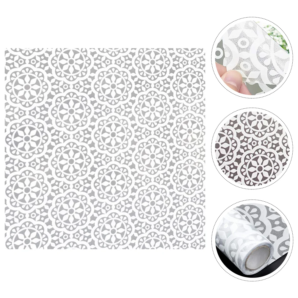 

Window Privacy Film Static Glass Sticker Covering Cling Protection Stickers Bathroom Decal Frosted Mandala Vinyl Clings Pattern