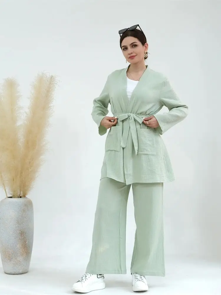 Набор из 2 предметов Рамадан ИД умеренная абайя молитвенная одежда женский