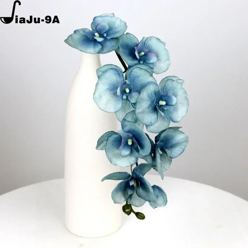 8 головок искусственный цветок орхидеи-бабочки для украшения дома комнаты и сада