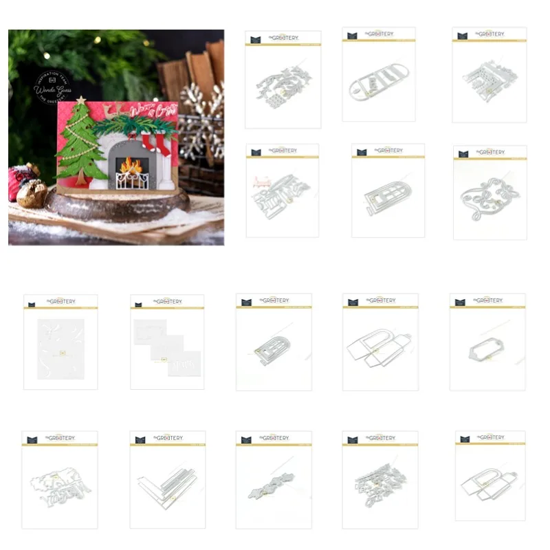 Новая зелень Счастливого Рождества почтовая коробка дверь ножная АРКА