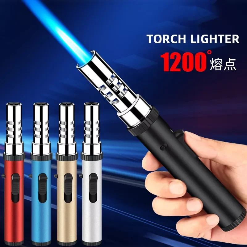 

New High Temperature 1300C Spray Gun Personality Creative Written Test Welding Torch Moxibustion Barbecue Metal Gas Lighter