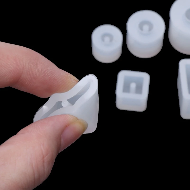 

6pcs Silicone DIY Beads Mold Bracelet Earring Pendant Jewelry Making Resin Mould Dropshipping