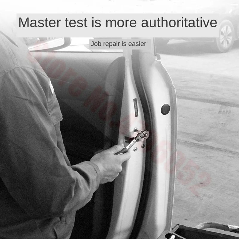 46 Pcs/Set Multifunctionl Ratchet Wrench Set Professional Mechanic Repair Tools Combination Kit with Carry Case for Auto