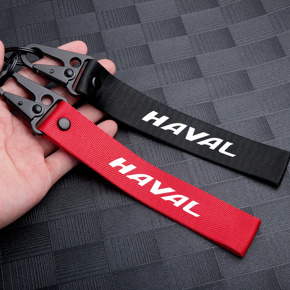 

1 piece Car Keychains with Split Ring link chain Key Pendants Holder Rings Keyring For Haval Great Wall H1 H2 H6 H7 H4 styling