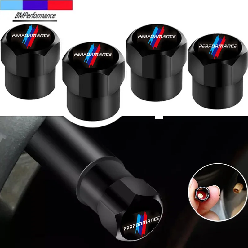 4pcs Aluminum Car Tire Valve Cap Wheel Rim Stem For Bmw F20 F21 F22 F45 F30 F31 F33 F36 F10 F11 F18 F06 F12 F13 F48 F49 X1 - купить по