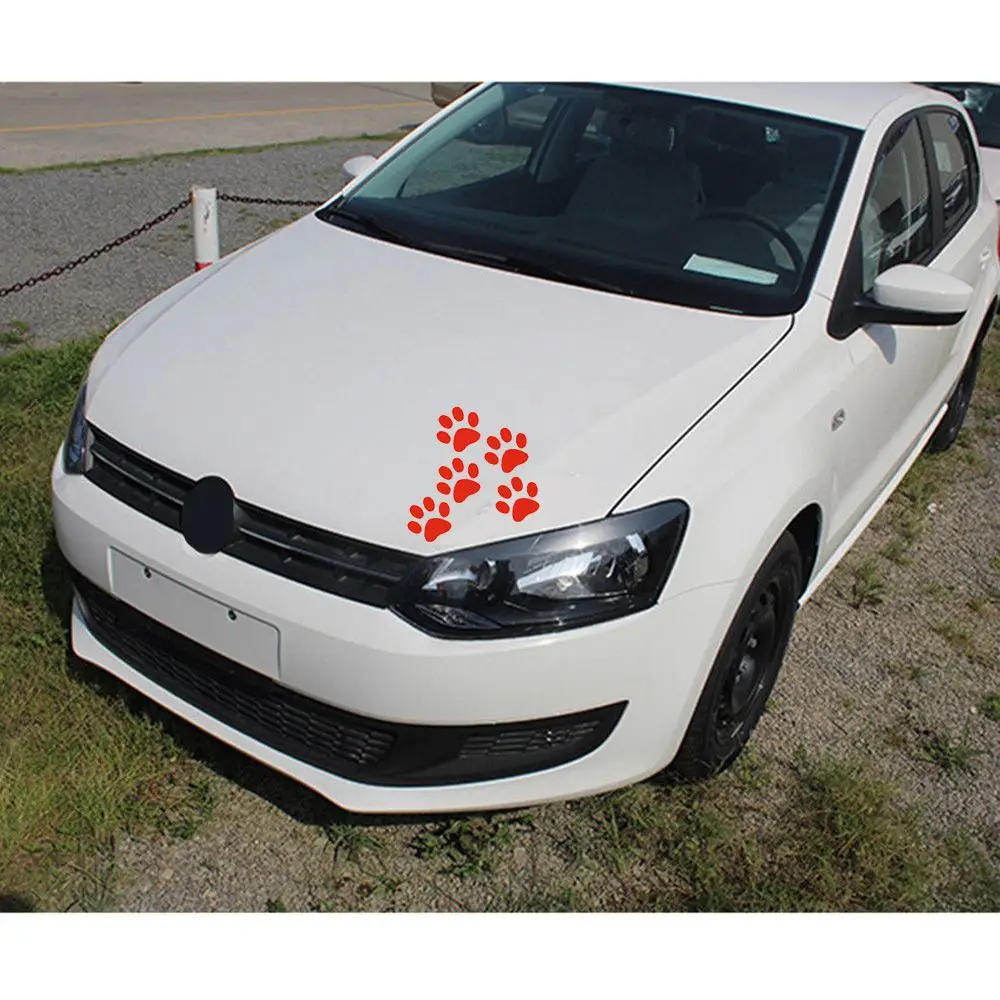 Car stickers New Decals Creative Personality Prints Footprint Cute Cat Paw Sticker PVC 15cm | Stickers
