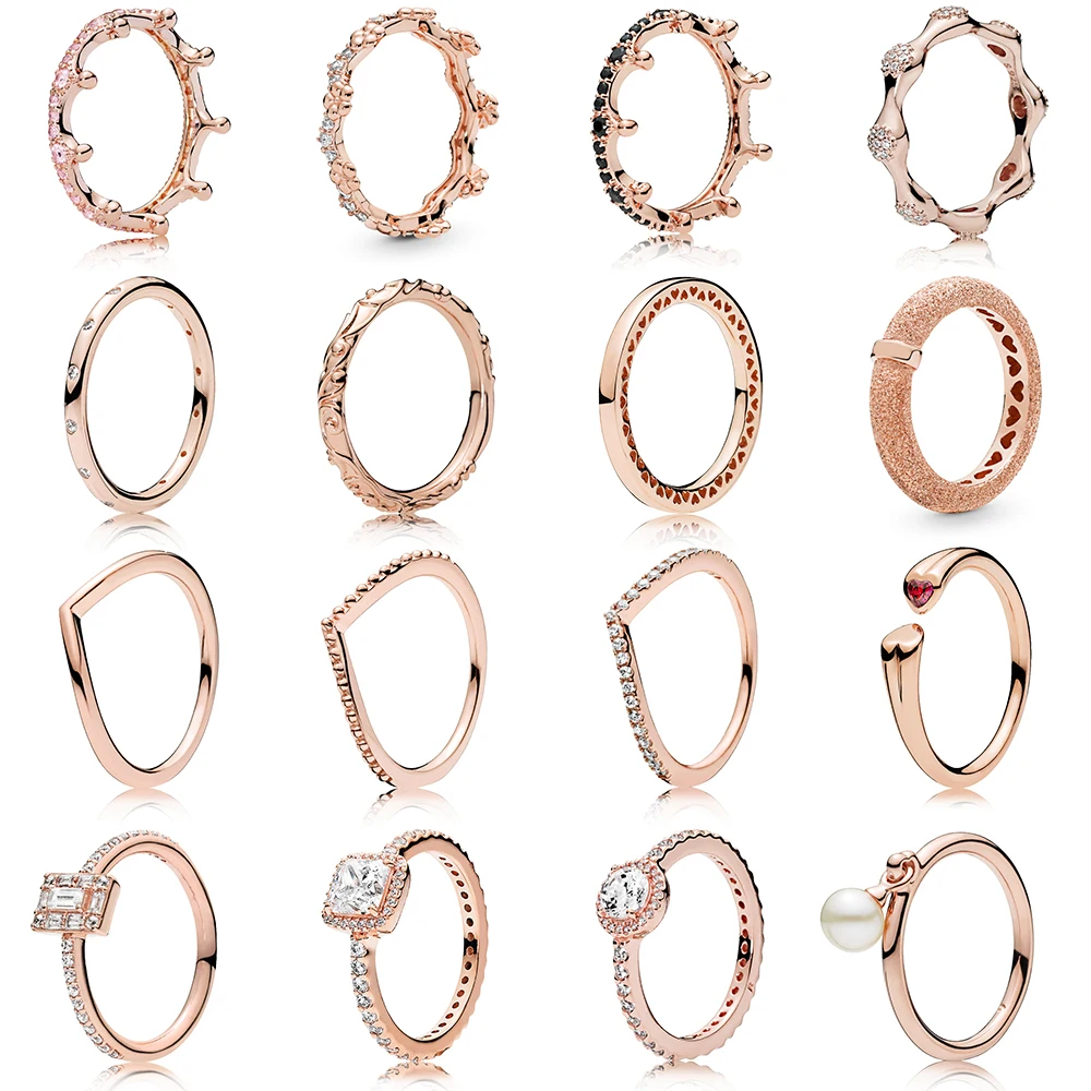 

Женское кольцо с короной и сердцем, из серебра 2019 пробы