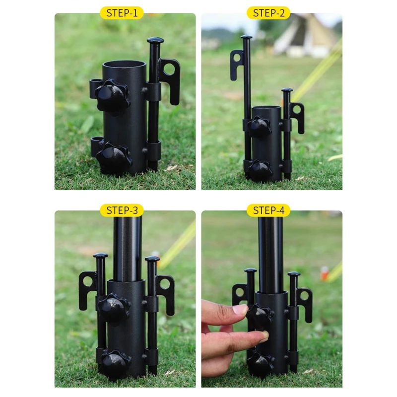 Брезент для навеса фиксатор полюса кемпинга аксессуары палаток оборудование