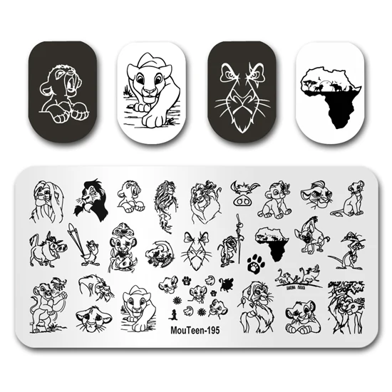 Пластина для ногтей бриллиантовые диснеевские динозавры пластины стемпинга