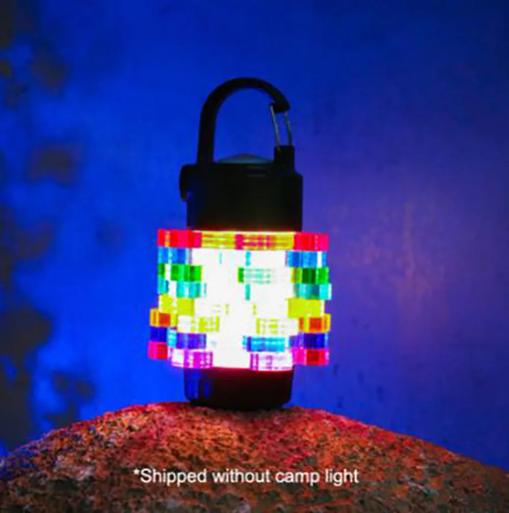 

Цветной абажур-фонарь для кемпинга, портативный декоративный абажур светильник легкий вес, аксессуары для нарусветильник щения, освесветильник для кемпинга ML4